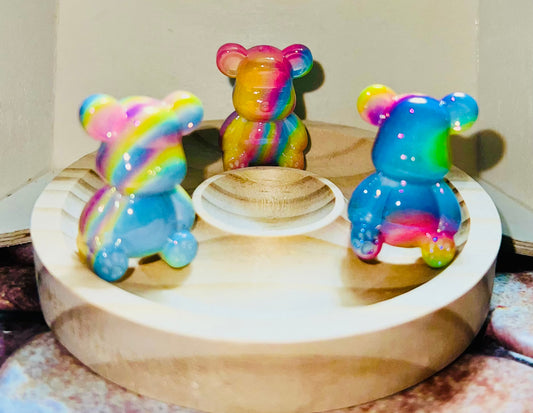 The Dye Acrylic bears -1