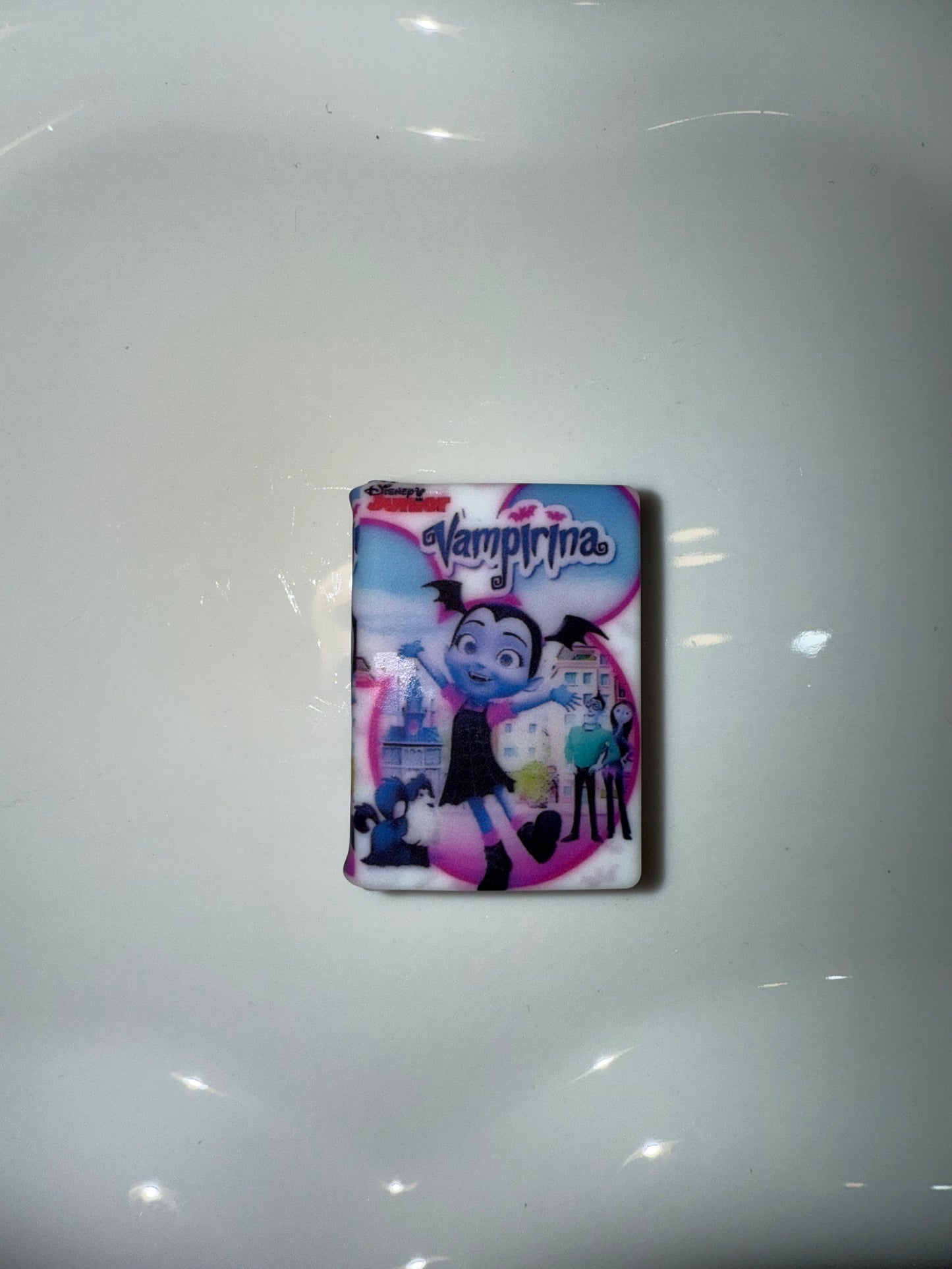 Little Vampire Book Silicone Focal bead-1