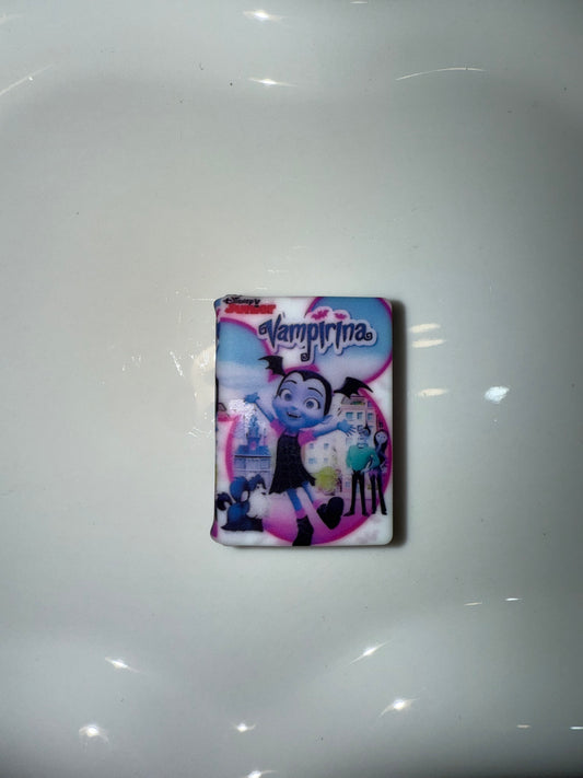 Little Vampire Book Silicone Focal bead-1