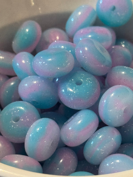 Cake Batter Abacus silicone bead-1