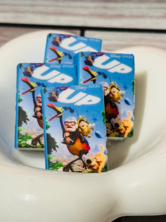 Up and Away Silicone focal book bead -1