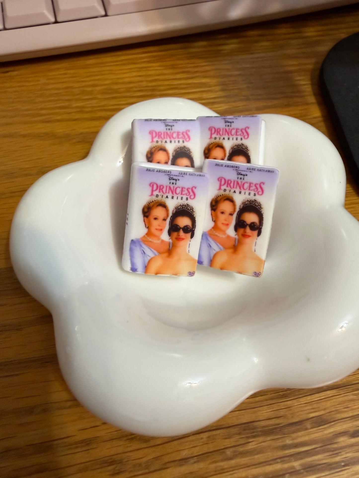 Diary of a Princess Silicone Book Bead -1
