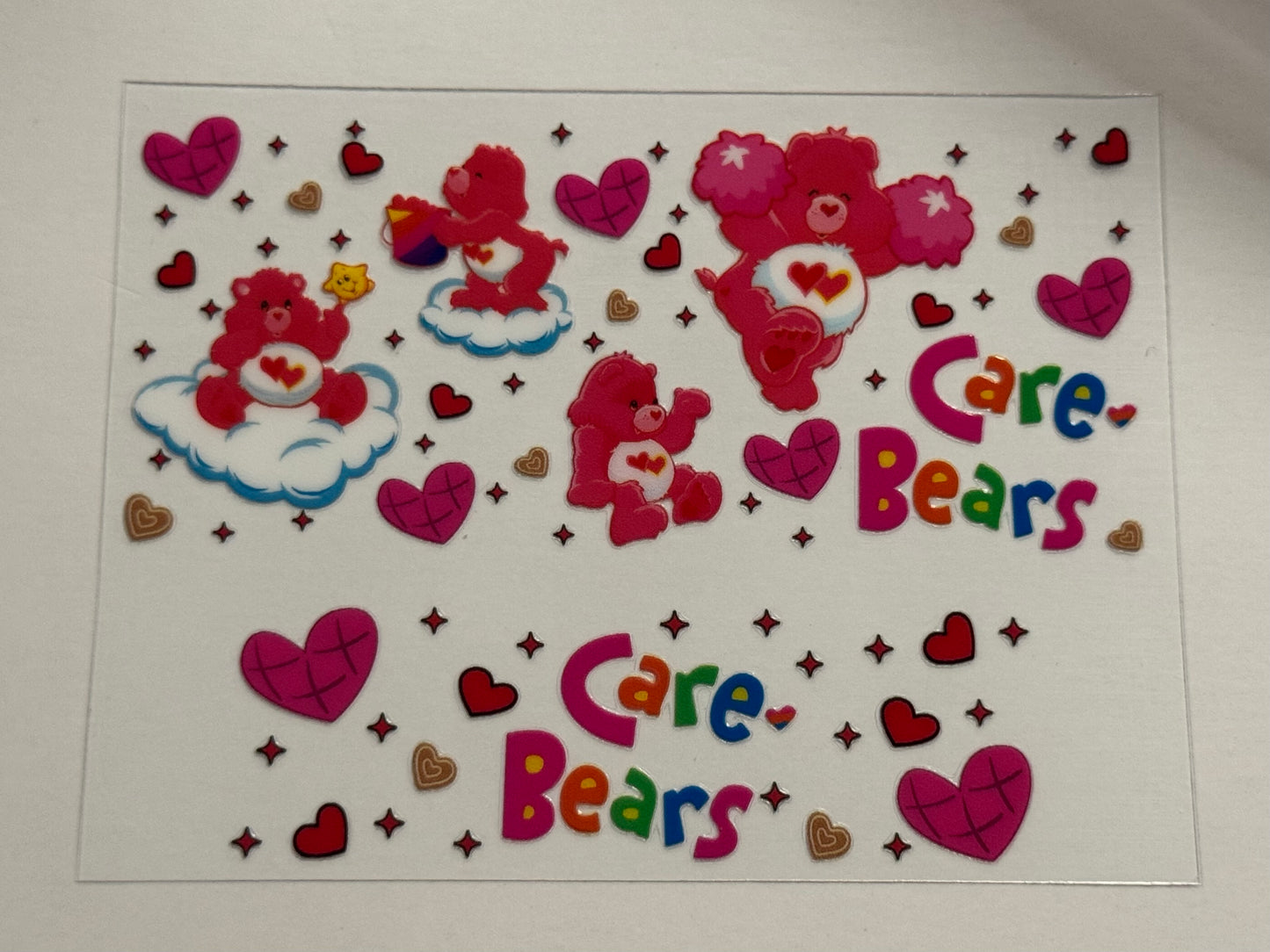 Bears that Care UV DTF  for mini tumblers