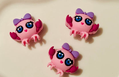 Princess Ali the Crab 3D Exclusive Silicone focal Bead-1