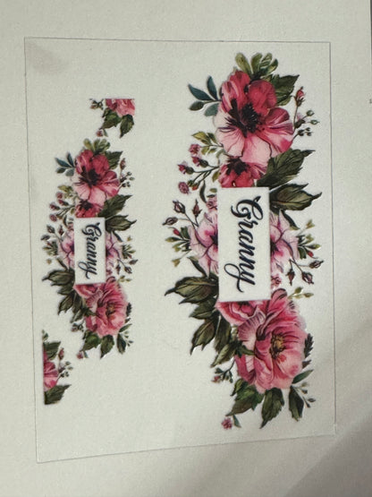 Granny dtf sticker mini tumbler