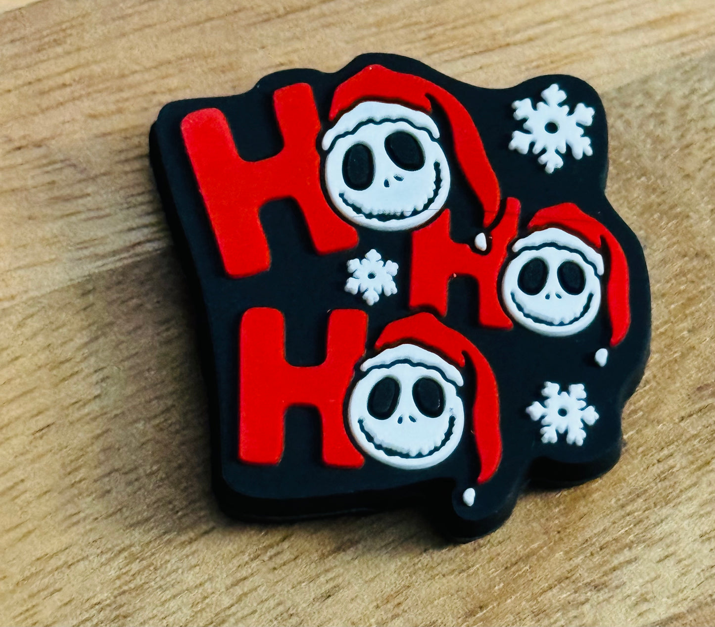 Ho ho Jack Halloween Silicone Focal bead