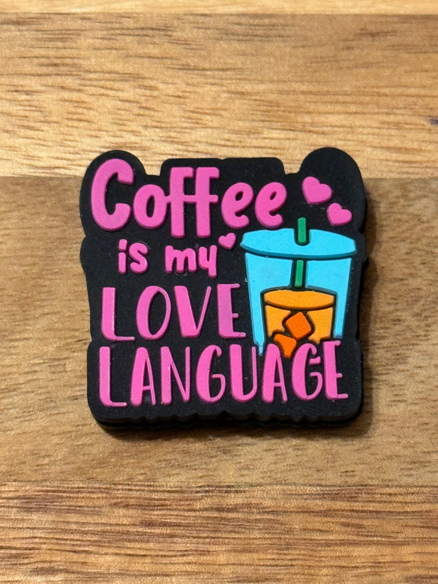 Coffee is my love language Silicone Bead￼