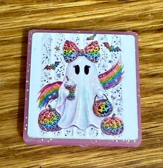 LF inspired Ghost Luminous Silicone bead