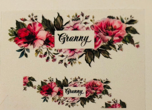 Granny dtf sticker mini tumbler