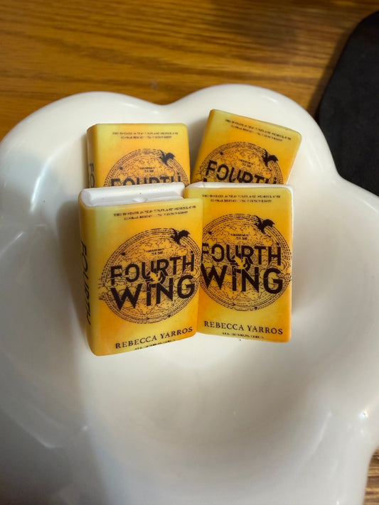 Four Wing Silicone Book Focal Bead -1