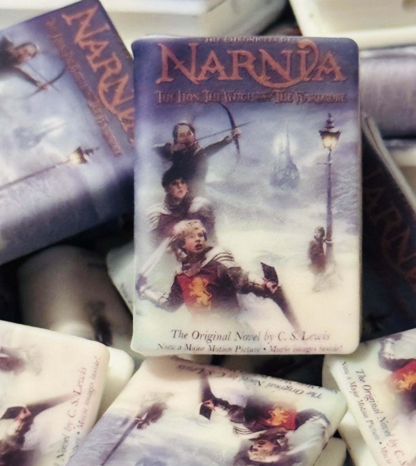 Narnia custom silicone focal book bead