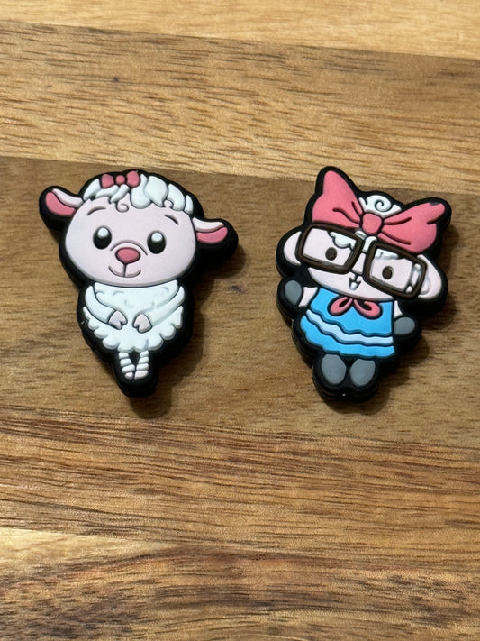 Cutie Sheep Girls Silicone Focal