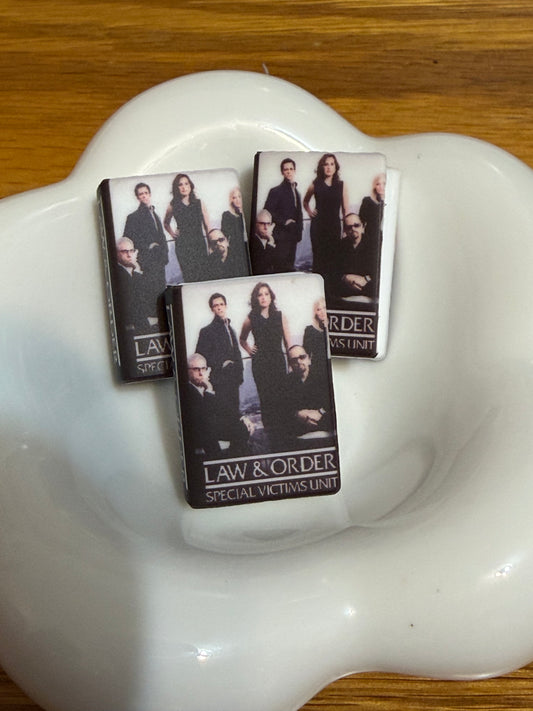 Law and Order Silicone Book Beads