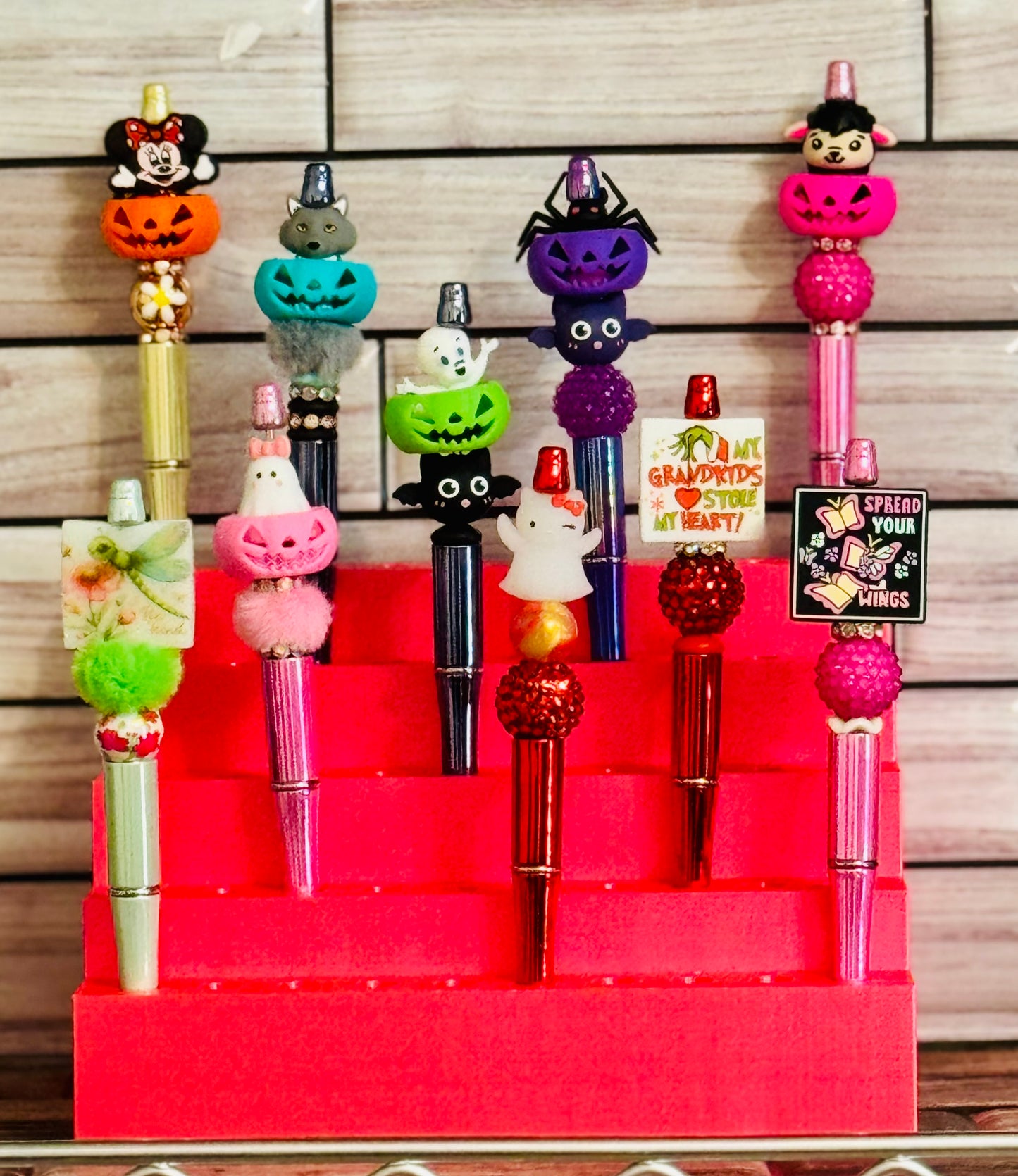 3D Halloween Hallow Pumpkin Silicone focal bead-1