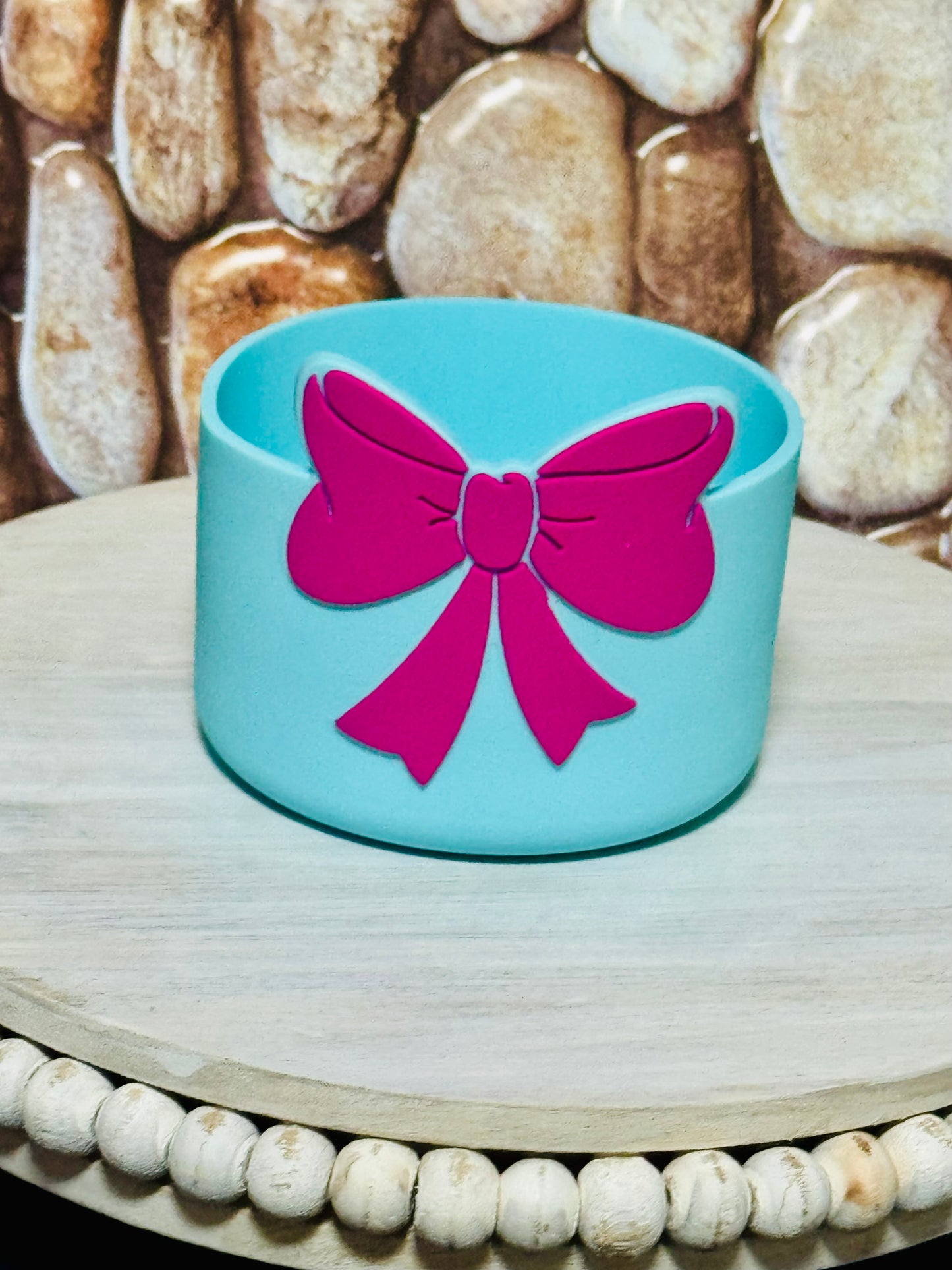 Bow Silicone Tumbler Boots -1