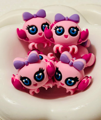 Princess Ali the Crab 3D Exclusive Silicone focal Bead-1