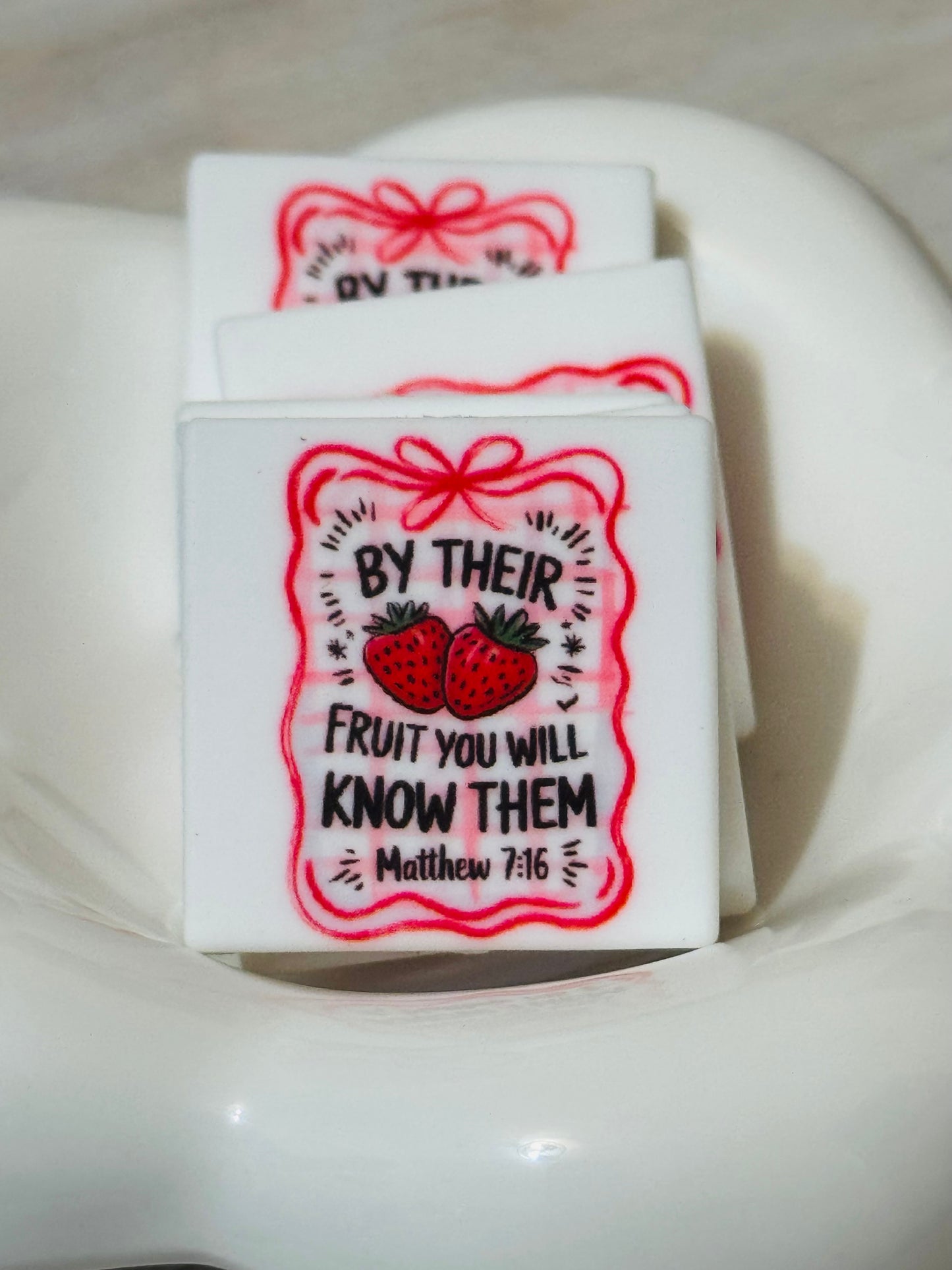 By their fruit you will know them silicone focal bead -1