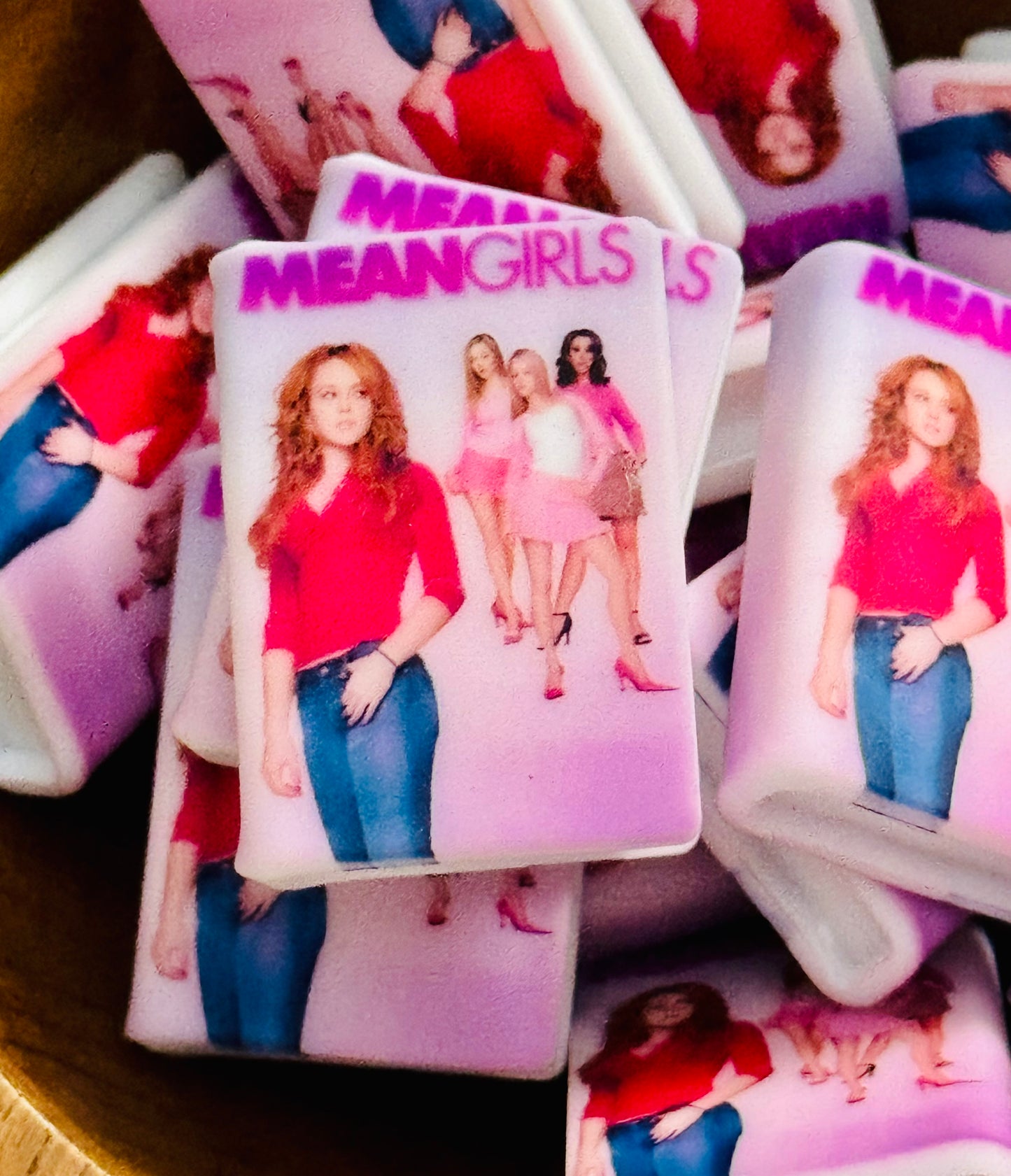 Mean girls Silicone Book Focal Bead -1