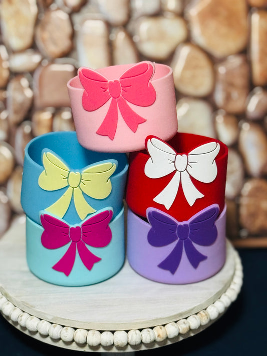 Bow Silicone Tumbler Boots -1