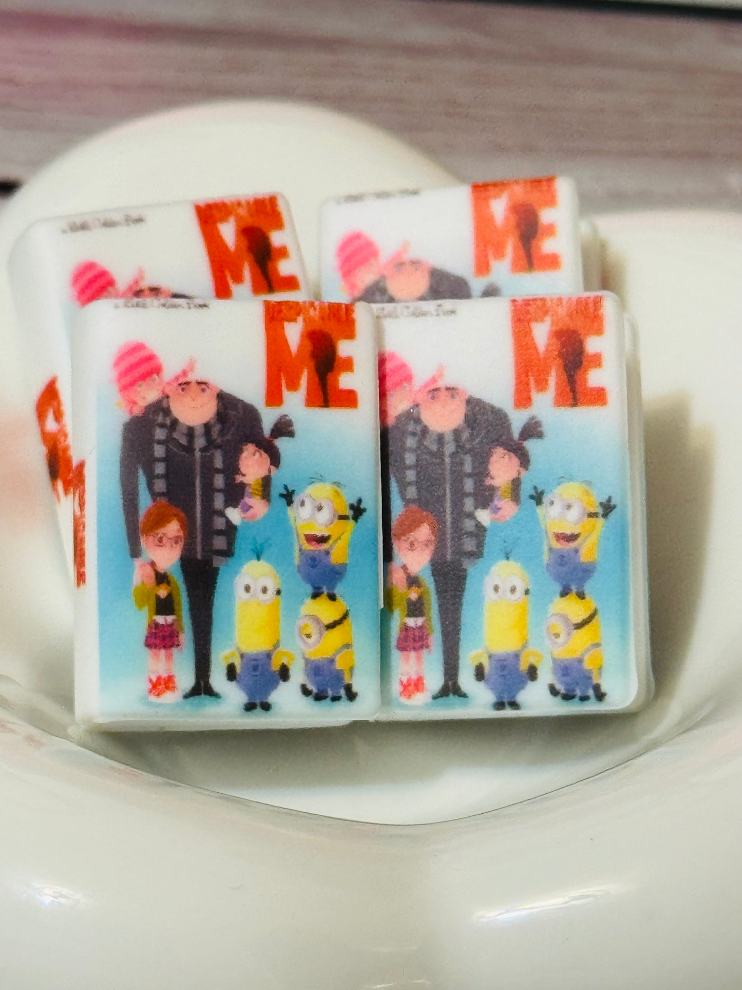 Minion Silicone Focal Book Bead -1