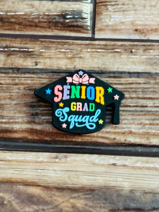 Senior Grad Squad -1 Silicone focal bead