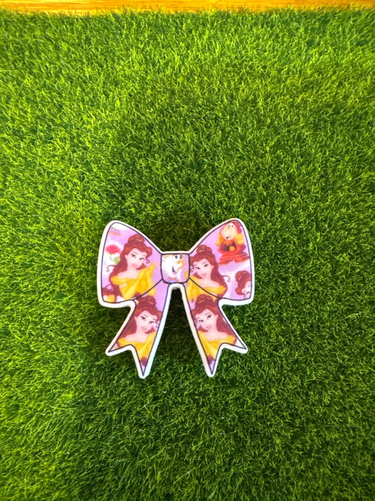 Beauty Silicone Bow focal bead-1