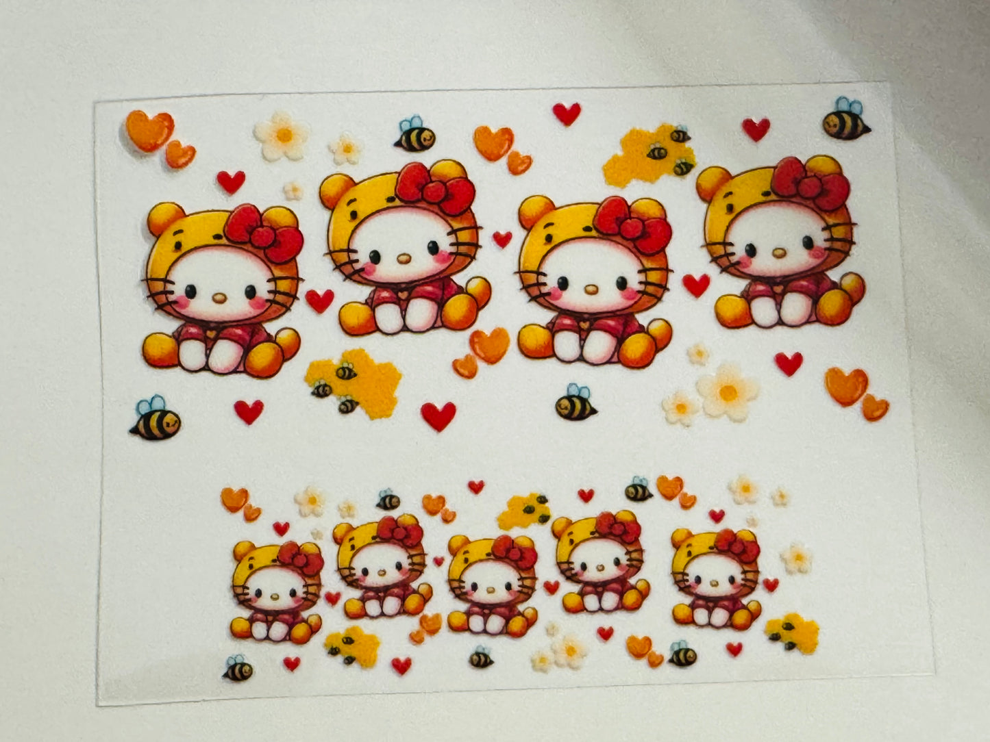 Kitty Pooh UV DTF  for mini tumblers