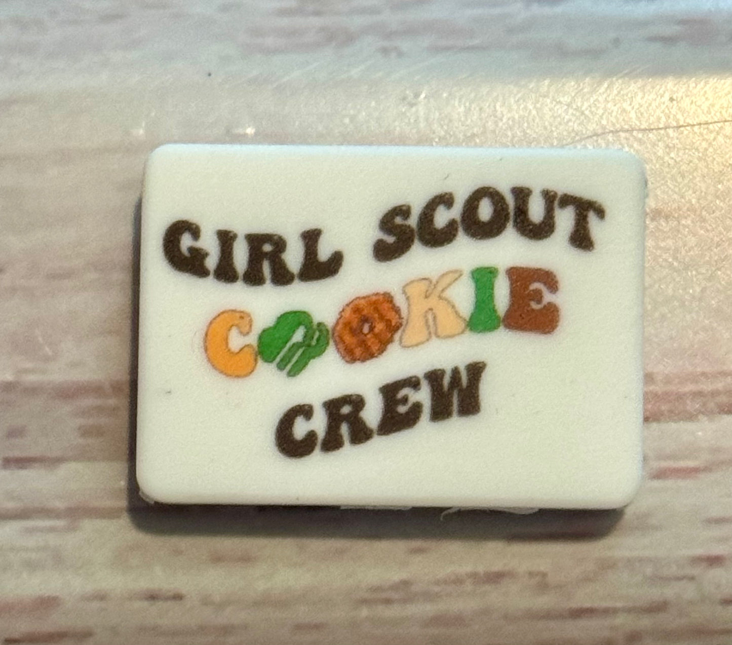 Girl Scout Cookie Crew Silicone Focal beads-1 Custom