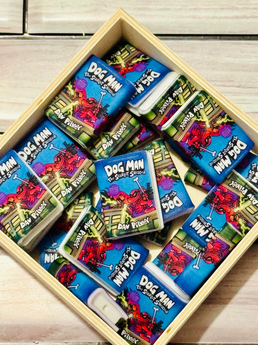 Dog Man Silicone Book Focal Bead-1