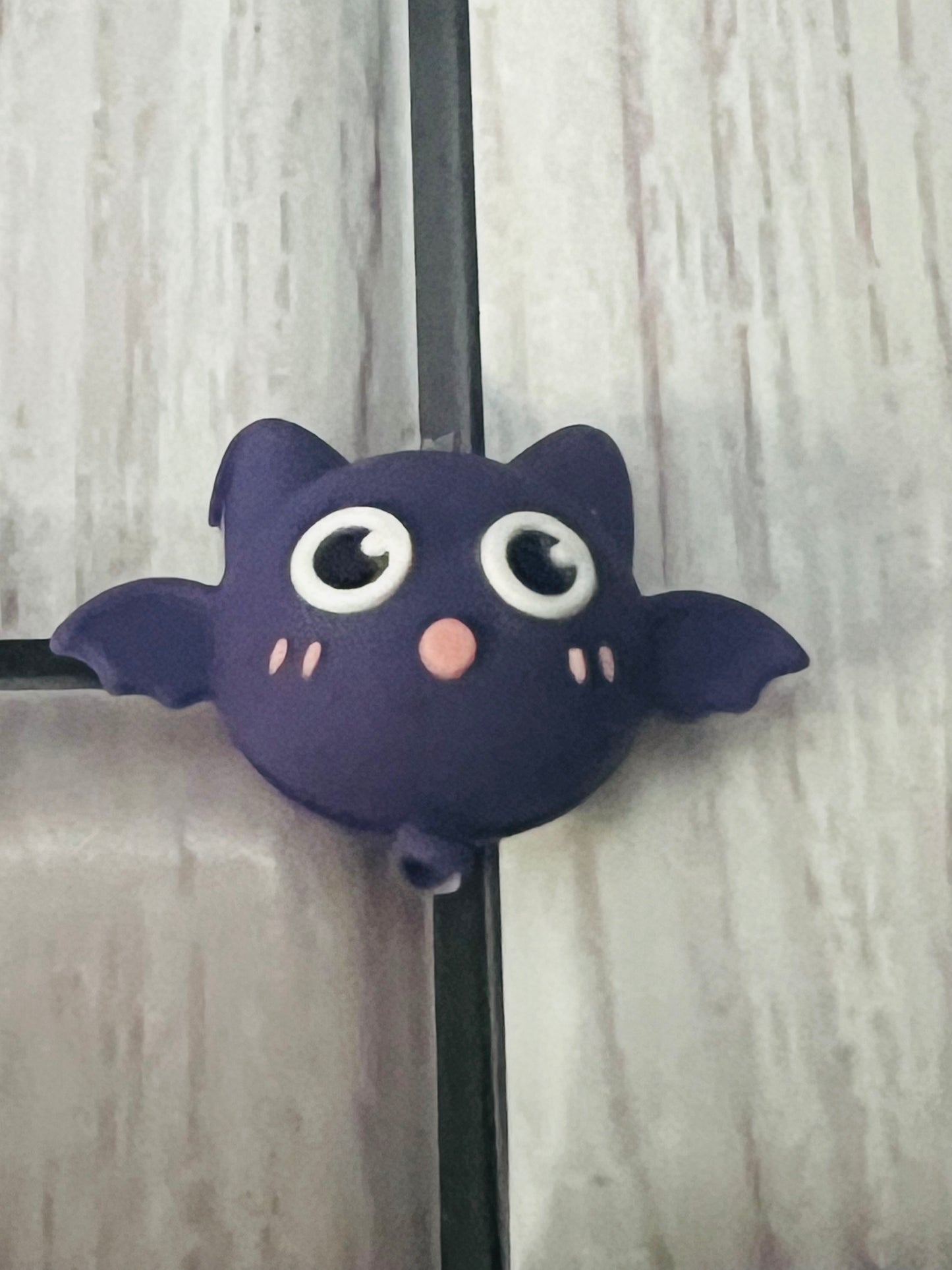 3D Bats Silicone Bead