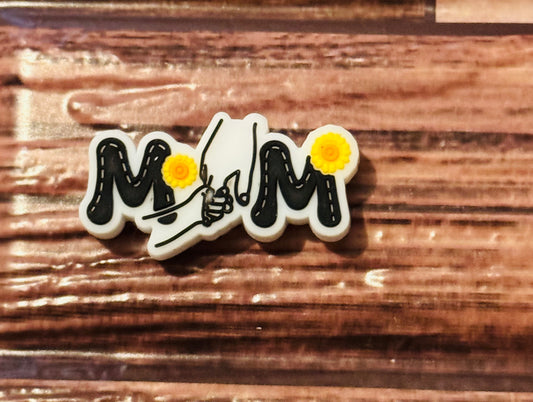 Mom Silicone focal bead-1 bead