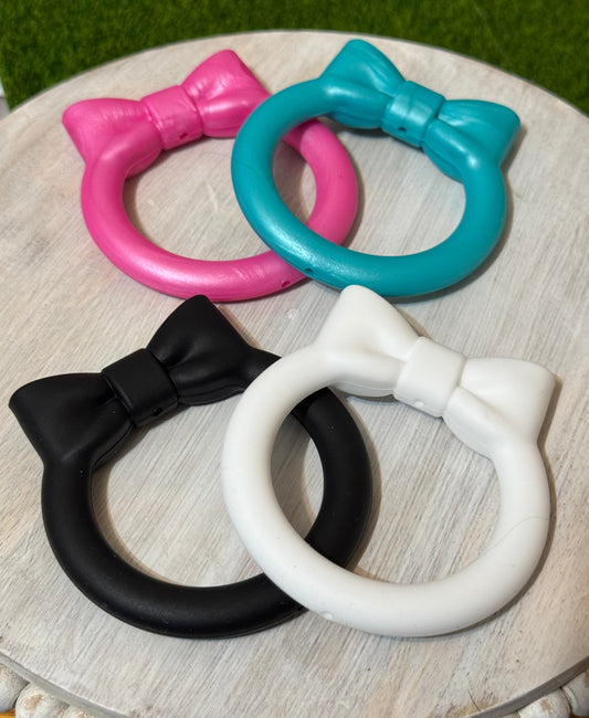 Opal or Matte 65mm Silicone bow rings-1