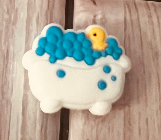 Rubber Ducky in Bath Silicone Focal