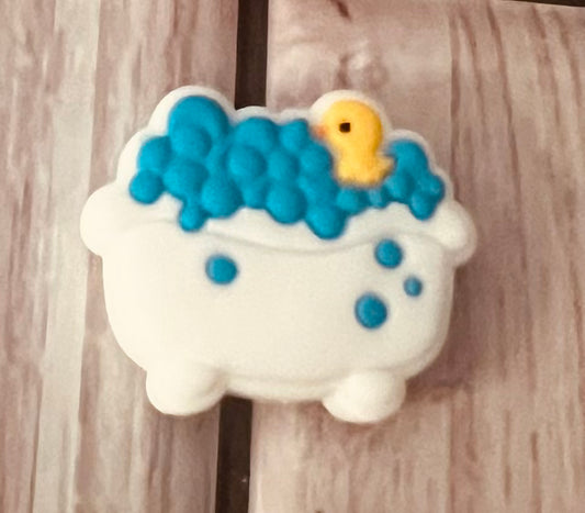 Rubber Ducky in Bath Silicone Focal