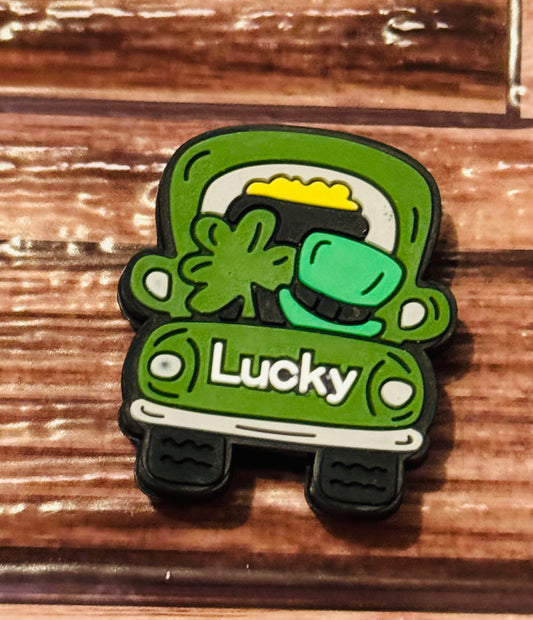 Shamrock Lucky Car St. Patrick’s day Silicone focal-1