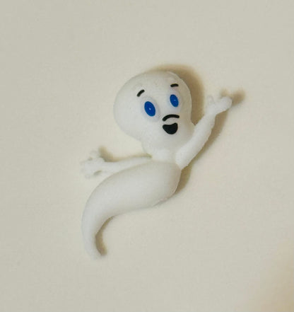 Casper Ghost Silicone focal bead -1