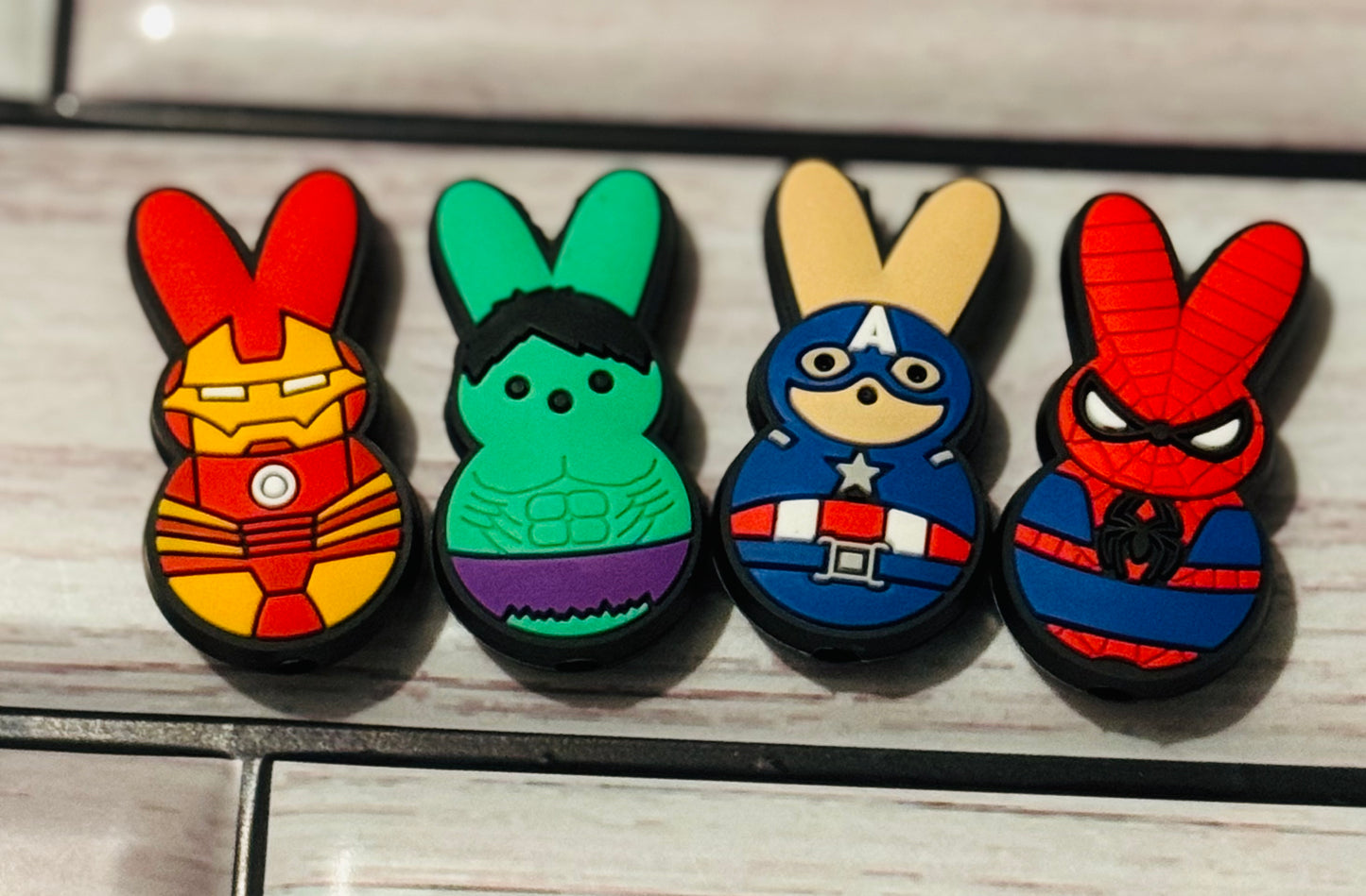 Super Hero’s Bunny’s Soft PVC Focal Bead