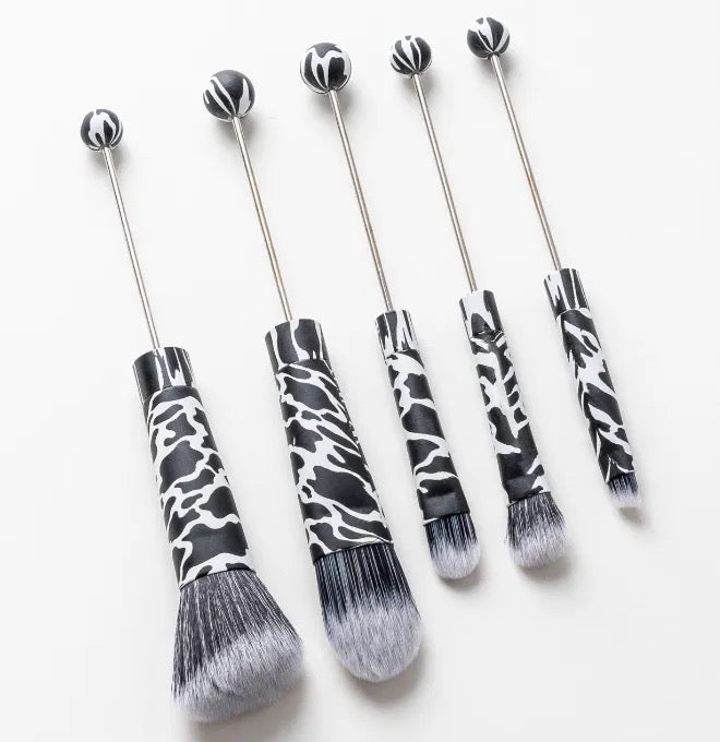 Holiday Beadable Make up brushes Sets