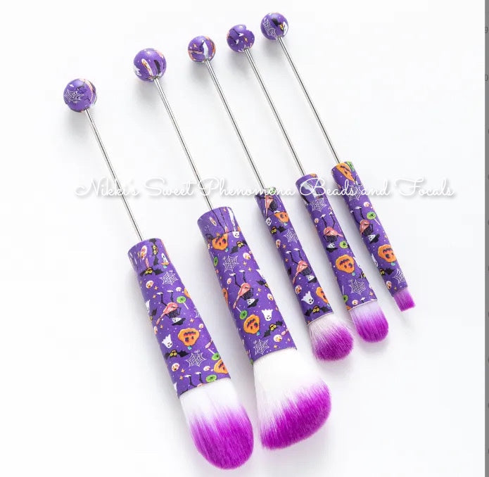 Holiday Beadable Make up brushes Sets