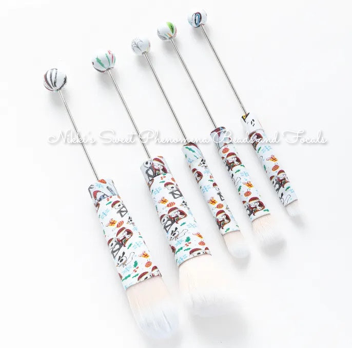 Holiday Beadable Make up brushes Sets