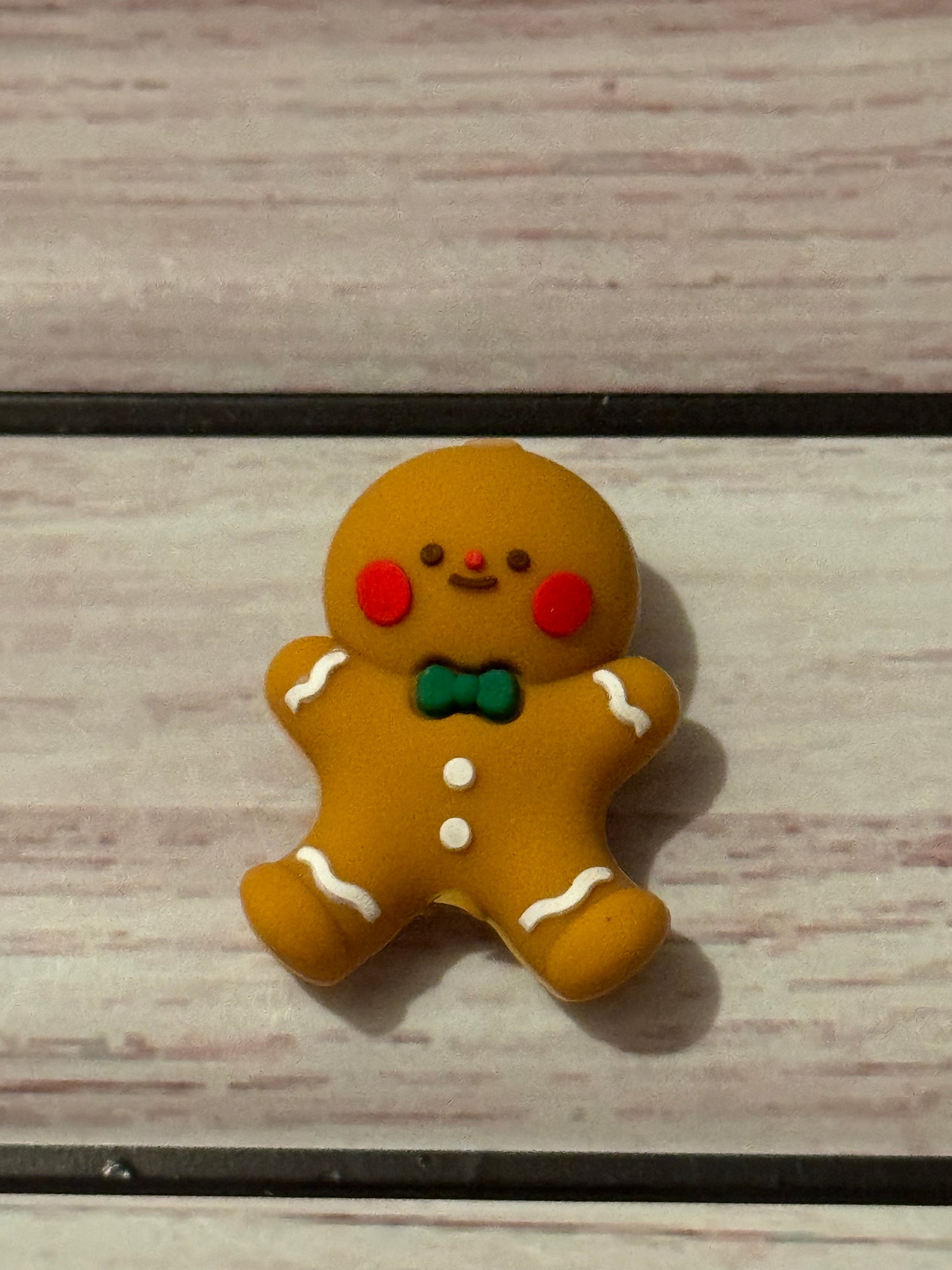 Gingerbread 3D man Silicone Focal