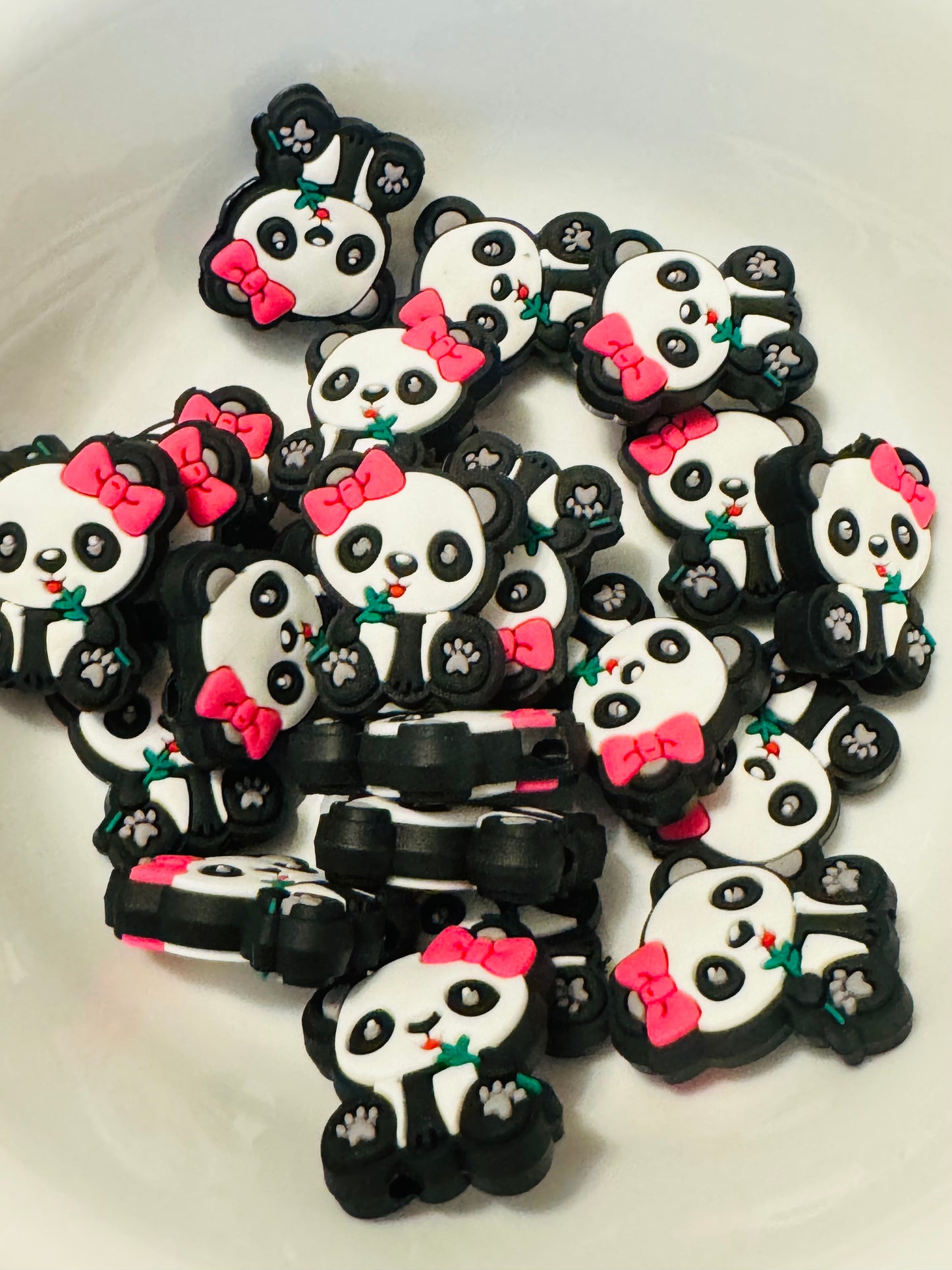 Panda PVC Focal Bead