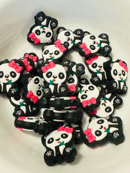 Panda PVC Focal Bead